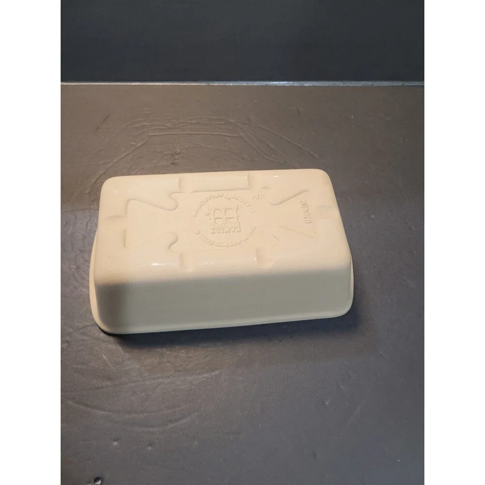 Pampered Chef Family Heritage Stoneware Loaf Pan 9x5 Unglazed #930 Vintage